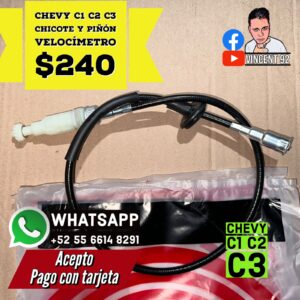 Chicote y Piñón Velocímetro