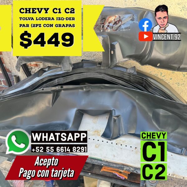Tolva Lodera Par Con Grapas