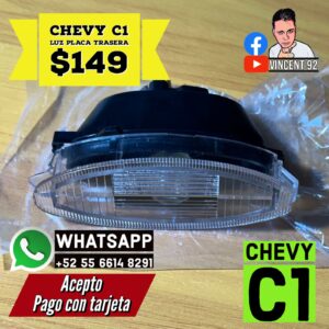 Luz Placa Trasera Chevy C1