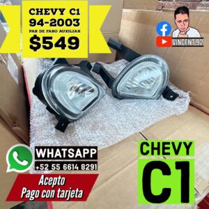 Par de Faros Auxiliares Chevy C1
