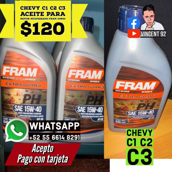 Aceite Para Motor Multigrado 15W40