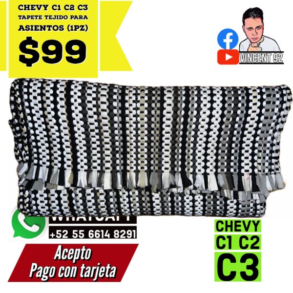 Tapete Tejido Para Asiento