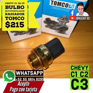 Bulbo Motoventilador Radiador