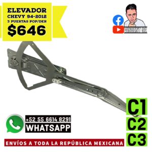Elevador Chevy POP/DER 3 PUERTAS