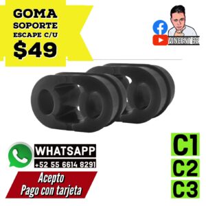 Goma Soporte Escape