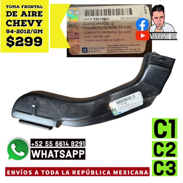 Toma Frontal de Aire