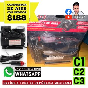 Compresor de Aire con Medidor