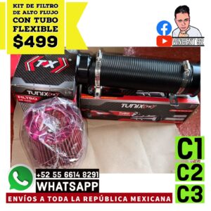 Kit de Filtro de Alto Flujo con Tubo Flexible