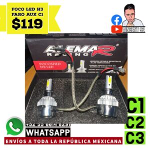 Foco Led H3 Faro Aux C1