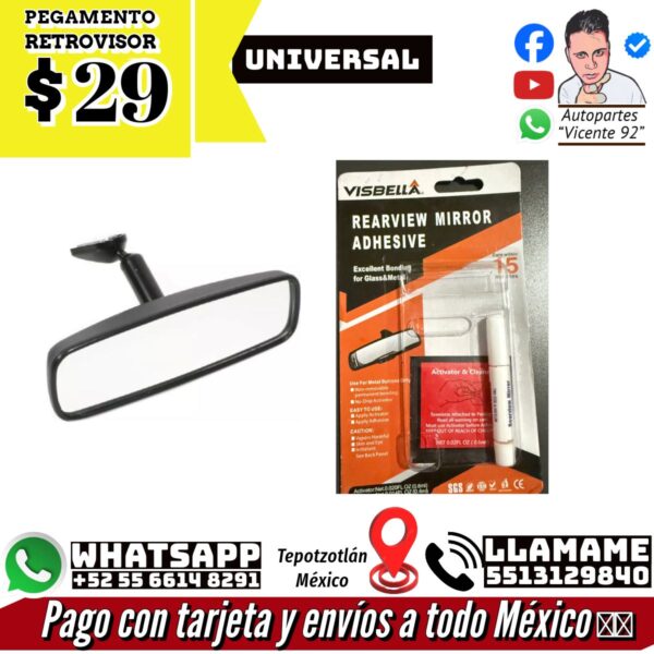 Pegamento Retrovisor