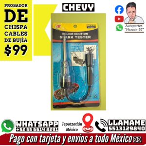 Probador de Chispa Cables de Bujia