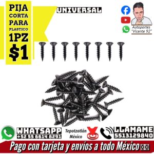 Pija Corta Para Plastico 1 Pz