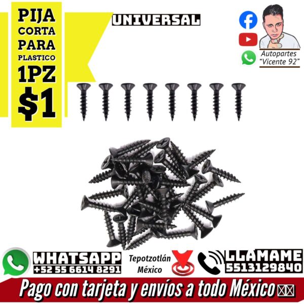 Pija Corta Para Plastico 1 Pz