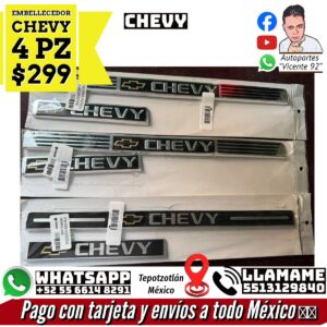 Embellecedor Chevy 4 Pz