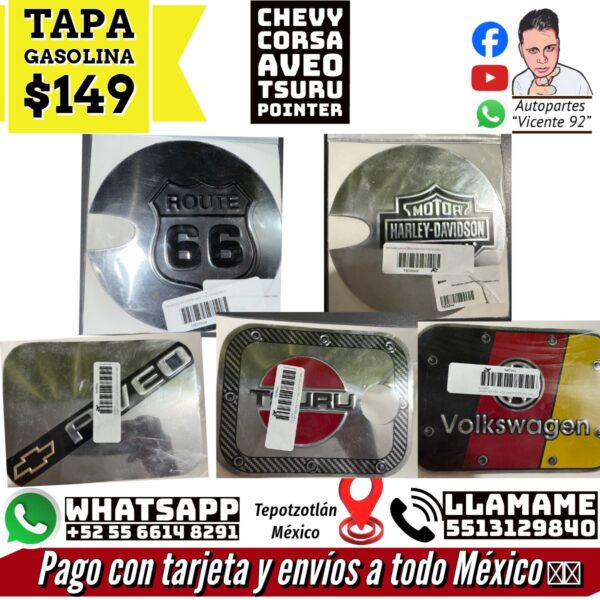 Tapa Gasolina