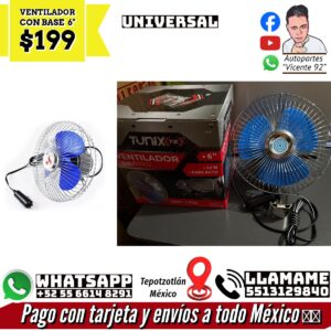 Ventilador con Base 6"