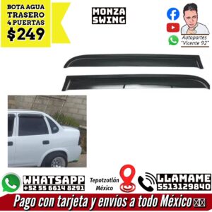 Bota Agua Trasero 4 Puertas