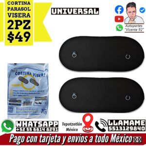 Cortina Parasol Visera 2 Pz
