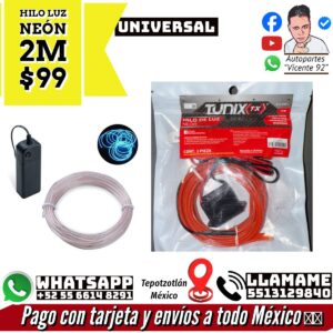 Hilo de Luz Neón 2M