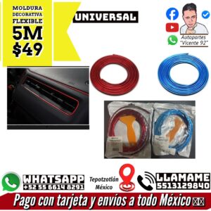 Moldura Decorativa Flexible 5M