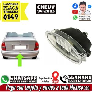Lampara Placa Trasera