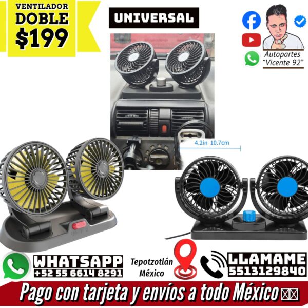 Ventilador Doble