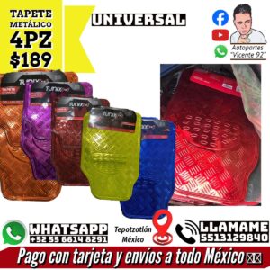 Tapete Metalico 4Pz