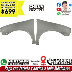 Salpicadera 1 Pz