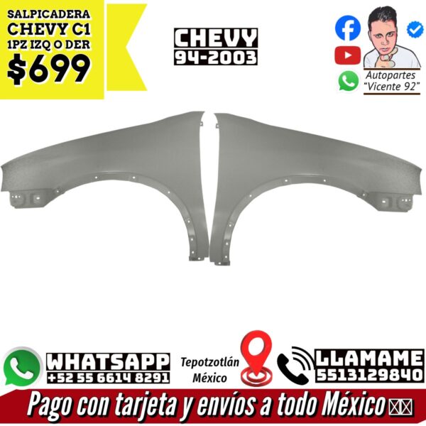 Salpicadera 1 Pz
