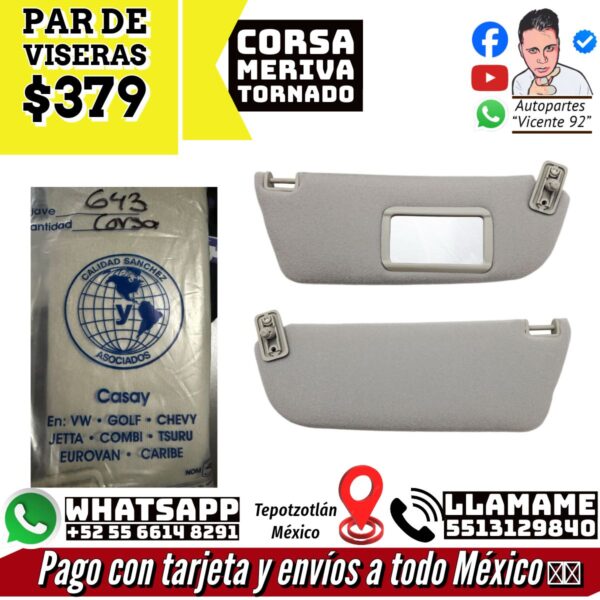 Par de Viseras