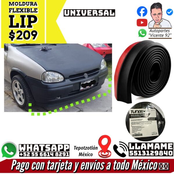 Moldura Flexible Lip