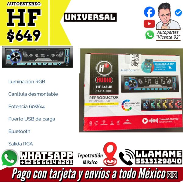 Autoestereo HF