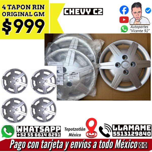 4 Tapon Rin Original GM
