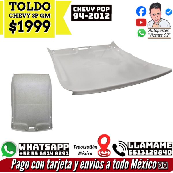 Toldo Chevy 3P GM