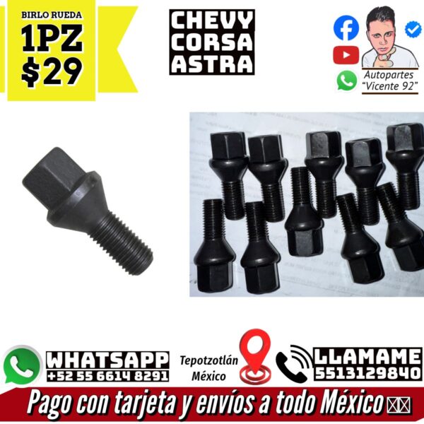 Birlo de Rueda 1 Pz