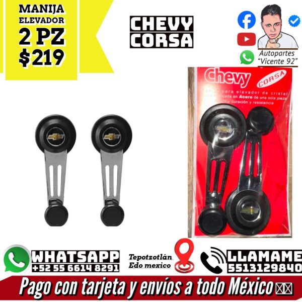 Manija Elevador 2 Pz