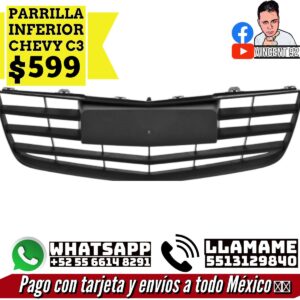 Parrilla Inferior Chevy C3