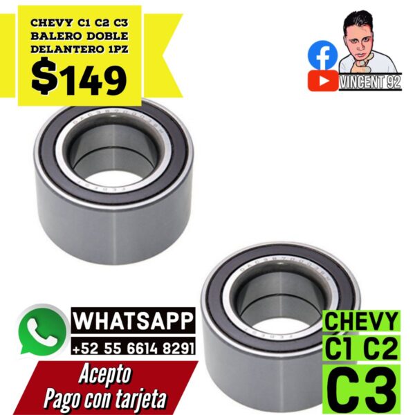 Balero Doble Delantero 1 Pz