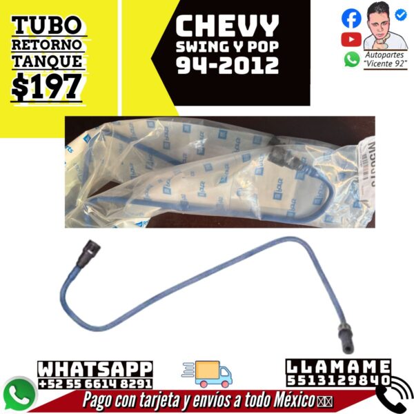 Tubo Retorno Tanque