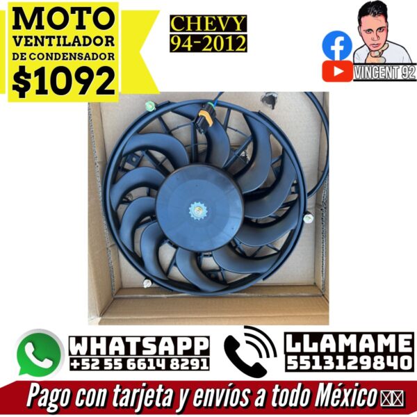 Moto Ventilador de Condensador