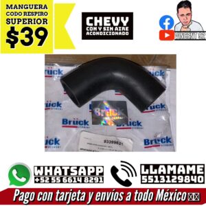 Manguera Codo Respiro Superior