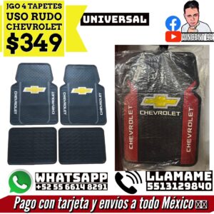 Jgo de 4 Tapetes Uso Rudo