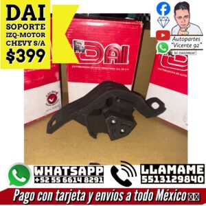 Soporte Izq-Motor Chevy S/A