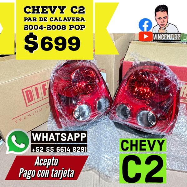 Par de Calaveras C2 POP