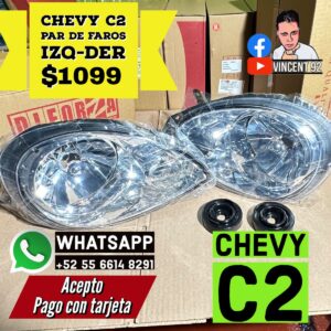 Par de faros Chevy C2