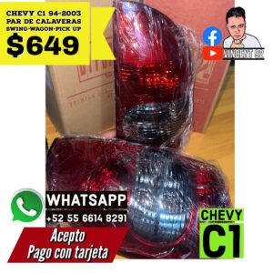 Par de Calaveras SWING-WAGON-PICK UP Chevy C1