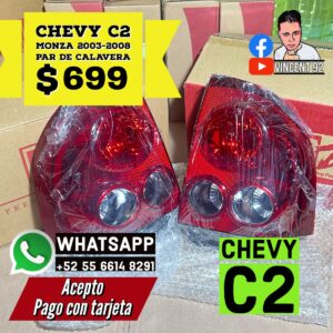 Par de Calaveras Chevy C2 Monza (2003-2008)