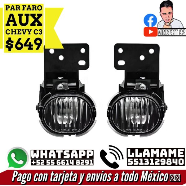 Par de Faros Auxiliares