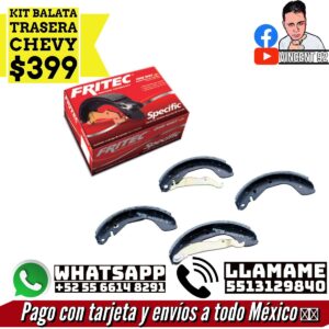 Kit Balatas Traseras