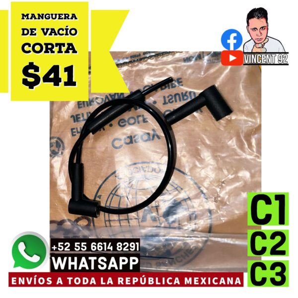 Manguera de Vacio Corto